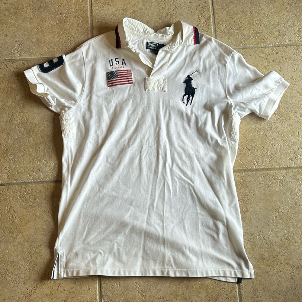 Polo by Ralph Lauren Men’s Large White Shirt